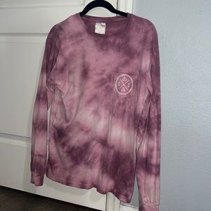 Pink TiDye Sand Cloud Long Sleeve Tee